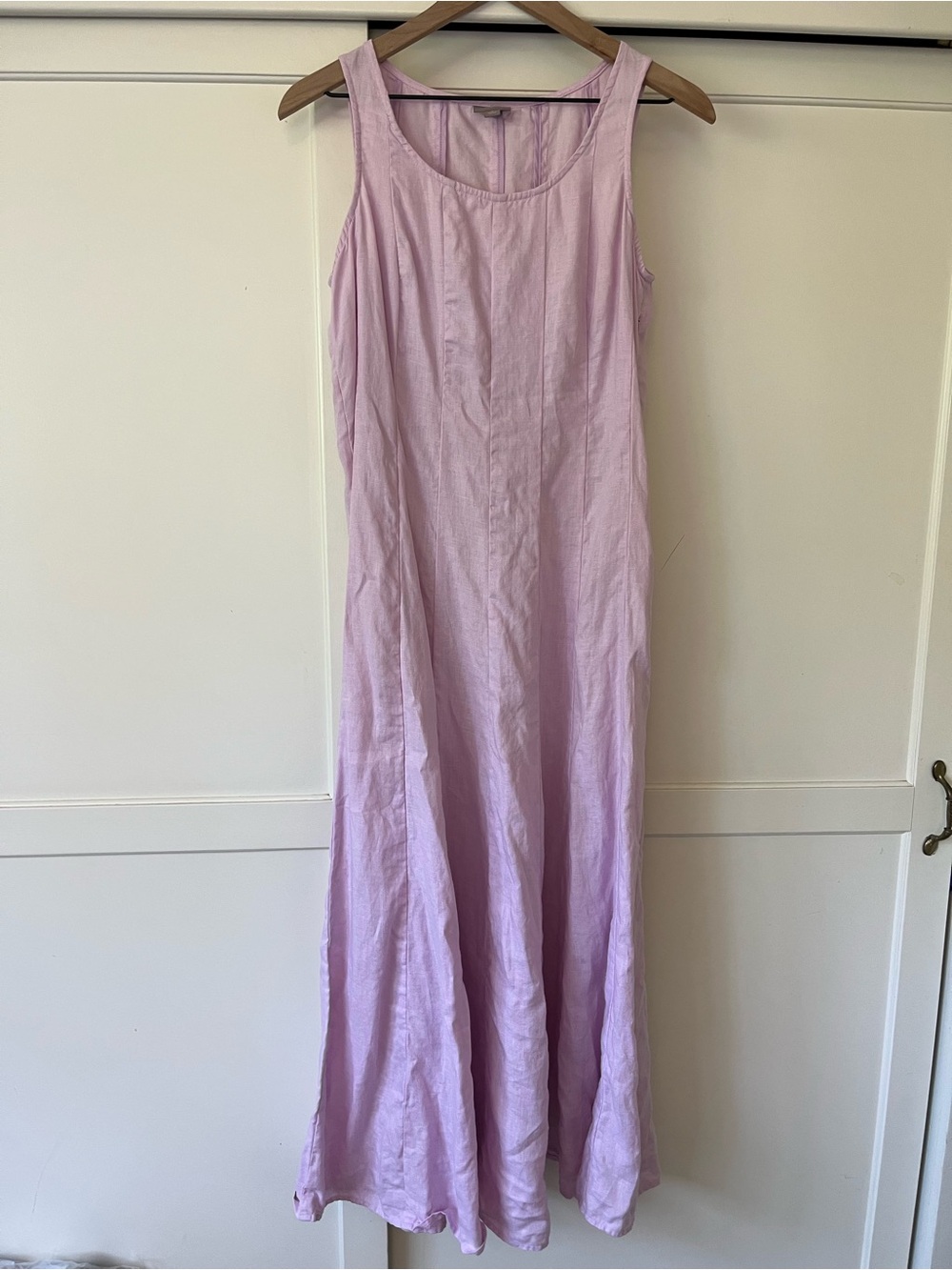 Vintage J.Jill orchid lavender linen dress